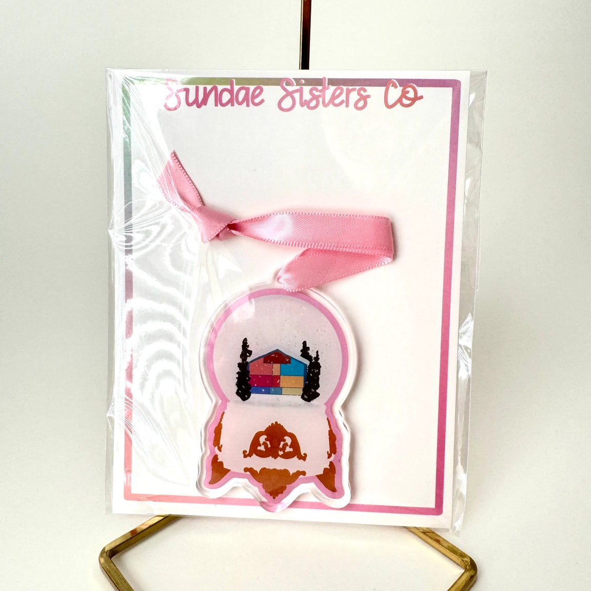 Lover House Snowglobe Ornament