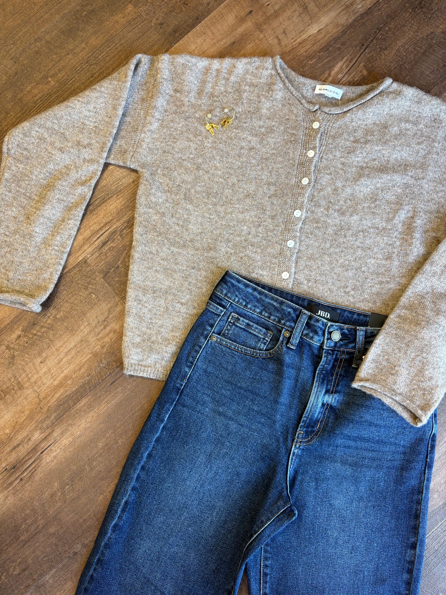 Jacie Mocha Cardigan