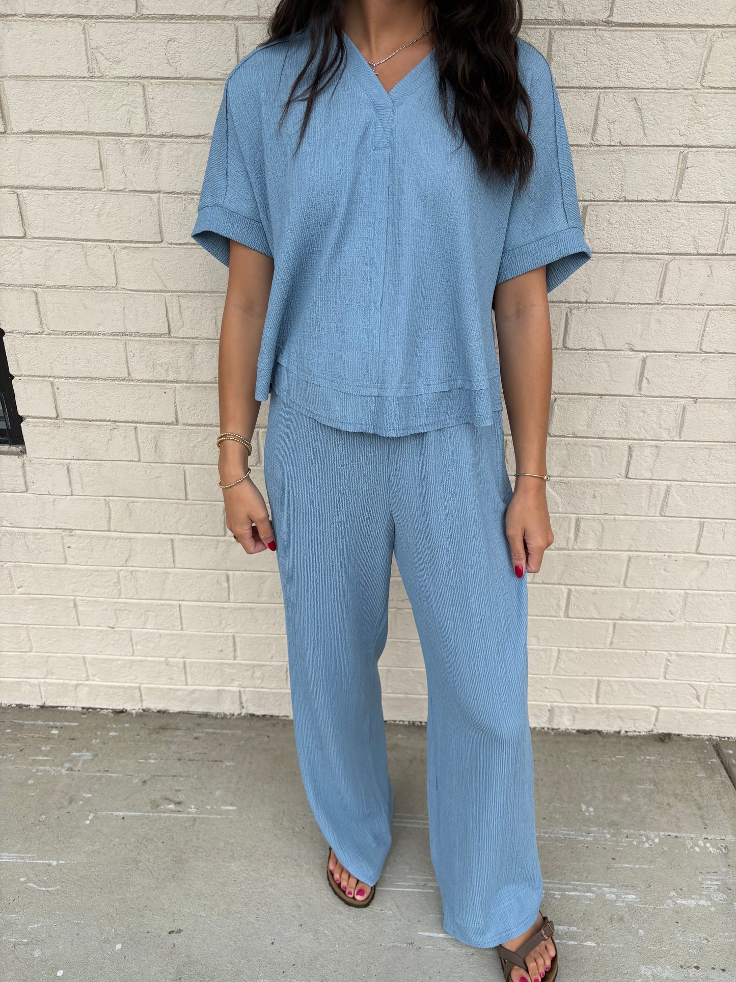 Scottie Blue Matching Set