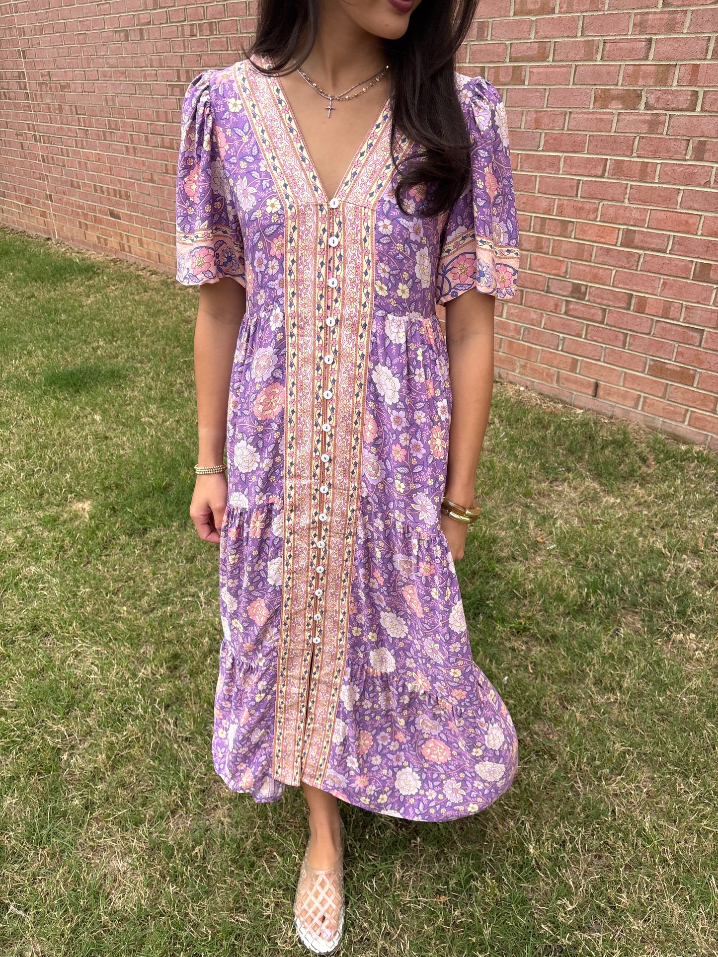 Stevie Lavender Maxi Dress