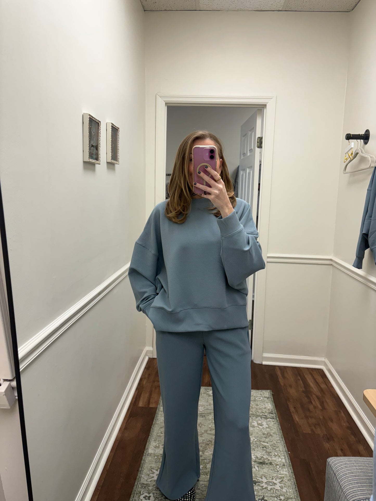 Kennedy Blue Grey Matching Set