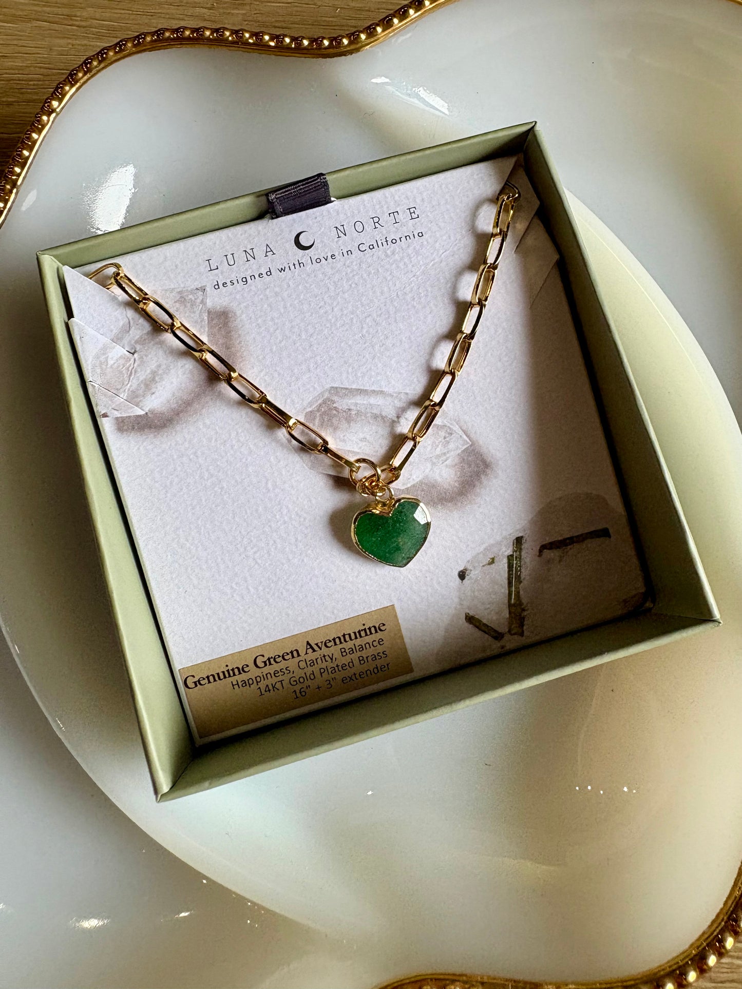 Heart Paperclip Chain Necklace