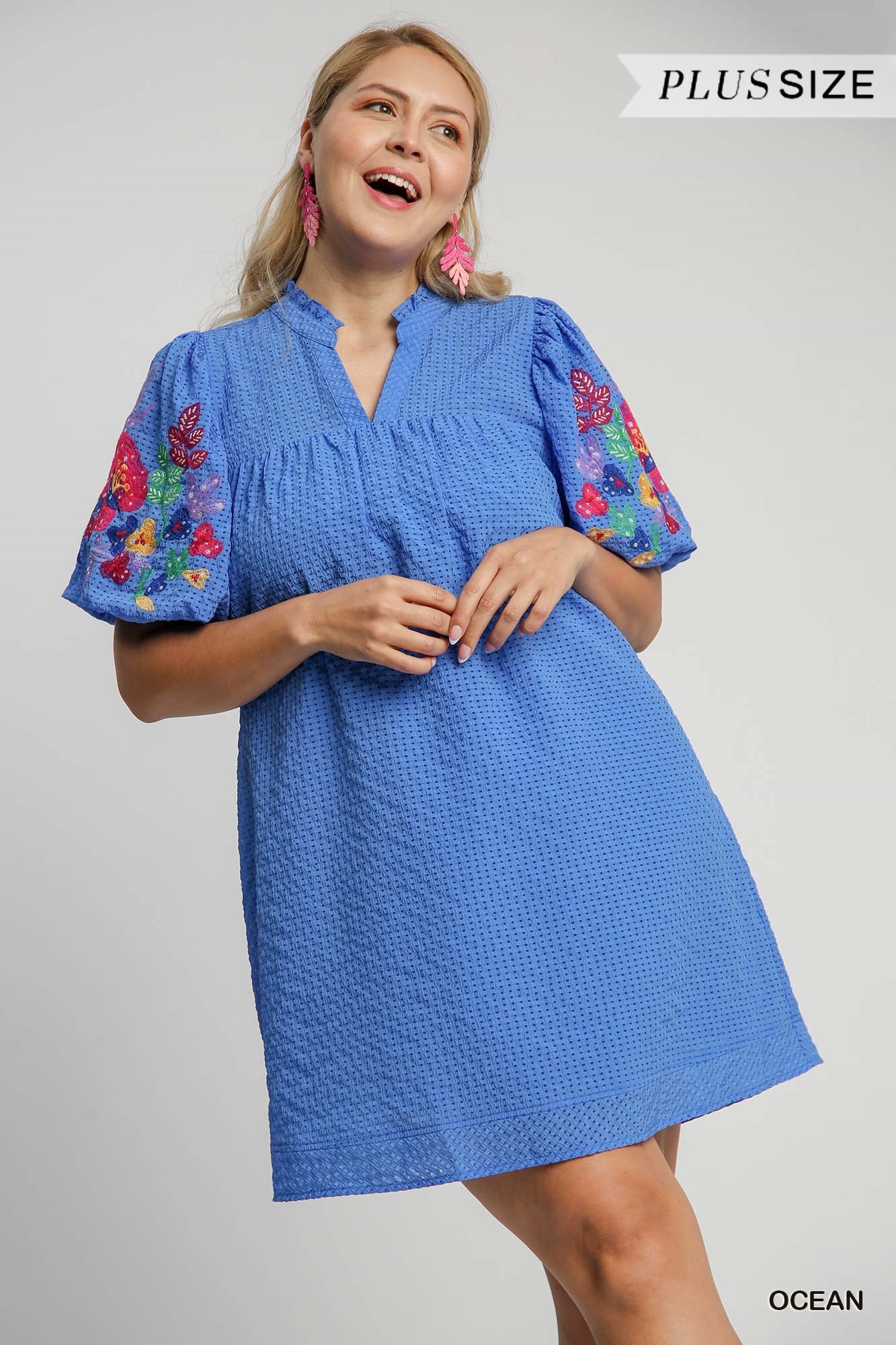 Ocean Blue Mini Dress