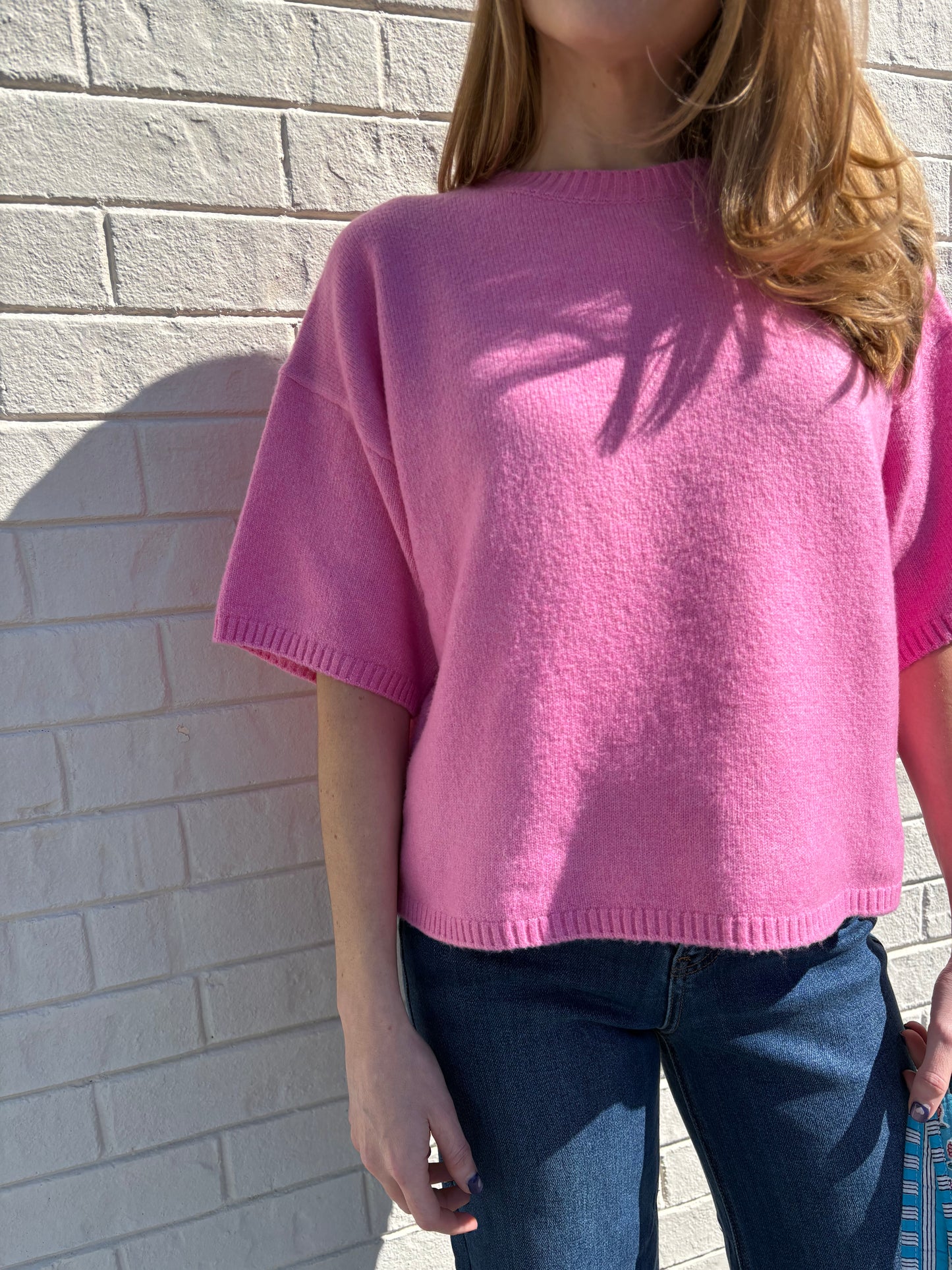 Angel Pink Sweater Top