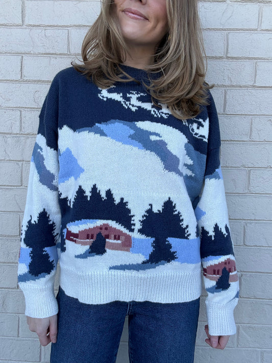 Ski Village Sweater