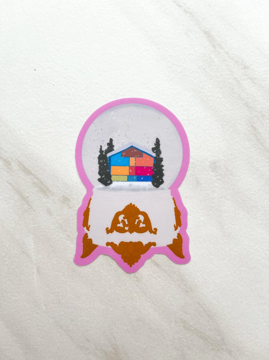 Lover House Snowglobe Sticker