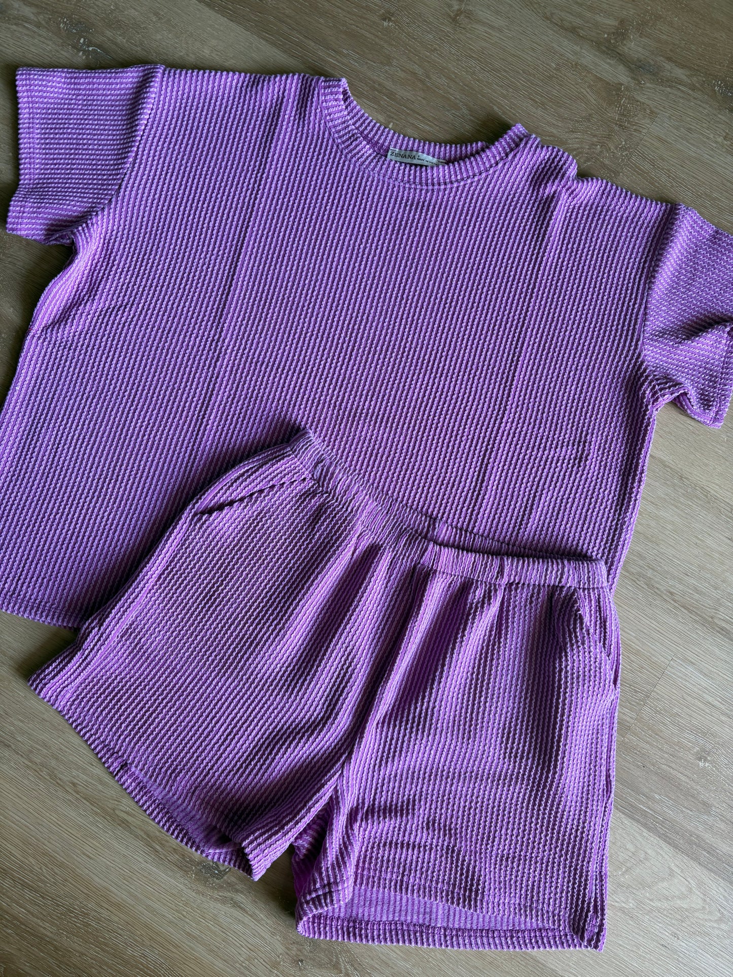 Jamie Raised Ribbed Matching Sets