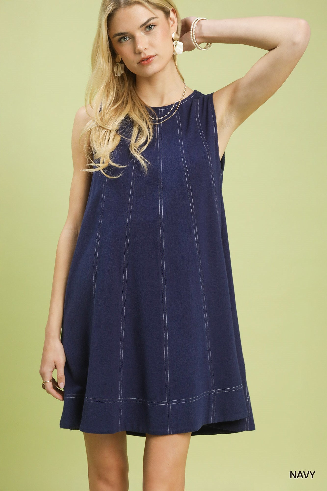 Navy Mini Dress