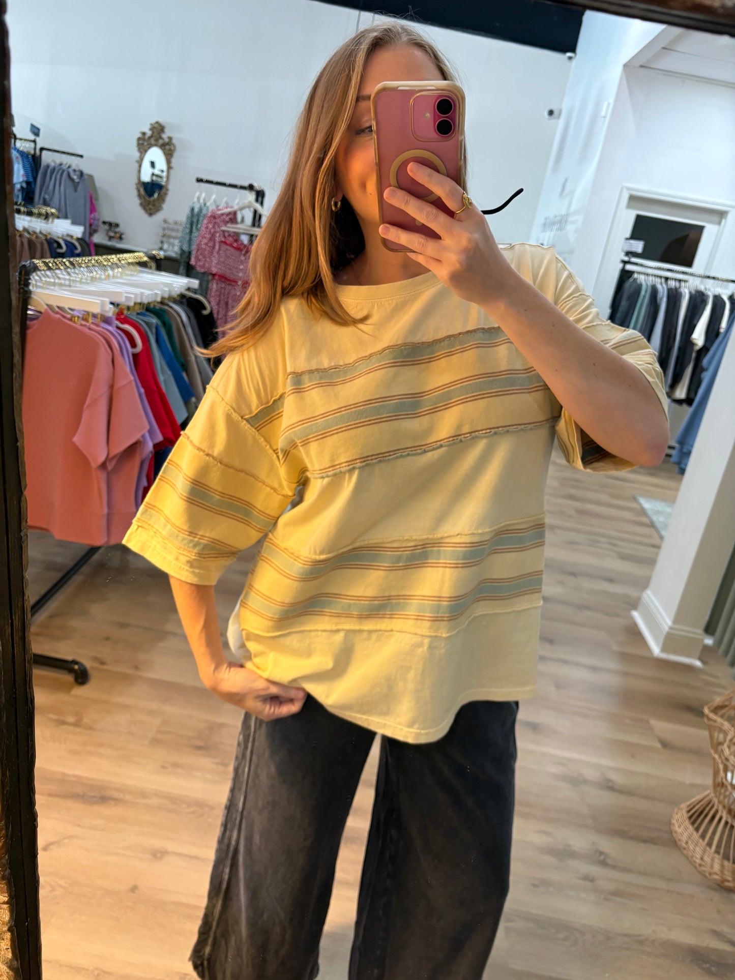 Banana Striped Tee