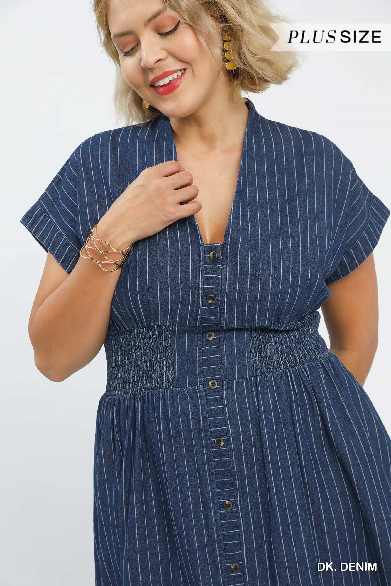 Liz Denim Midi Dress