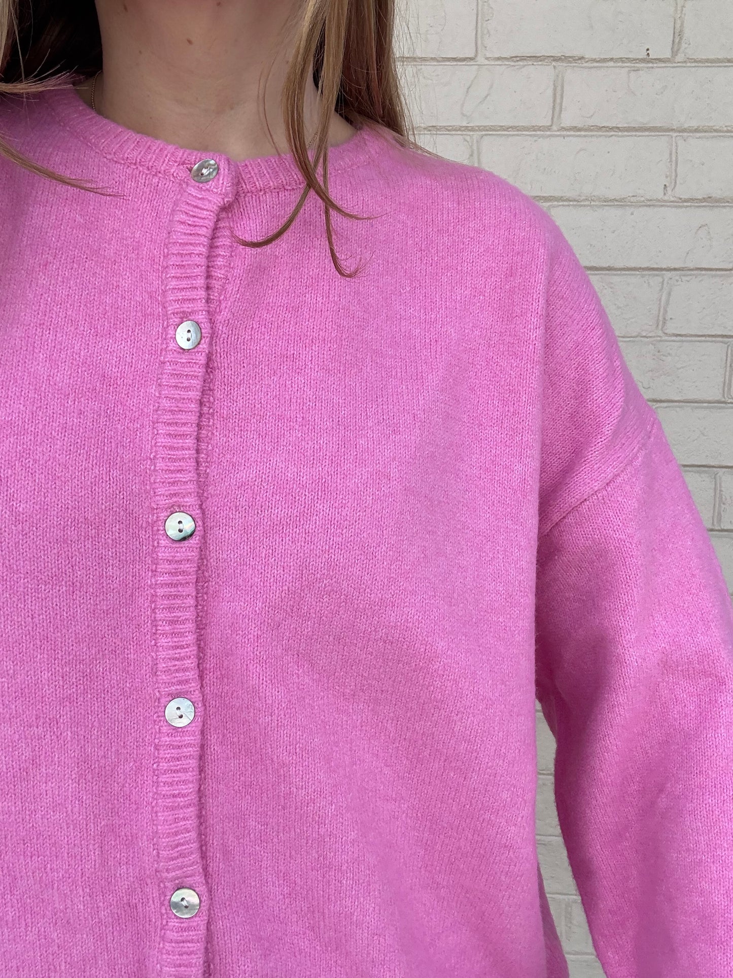 Maeve Pink Cardigan
