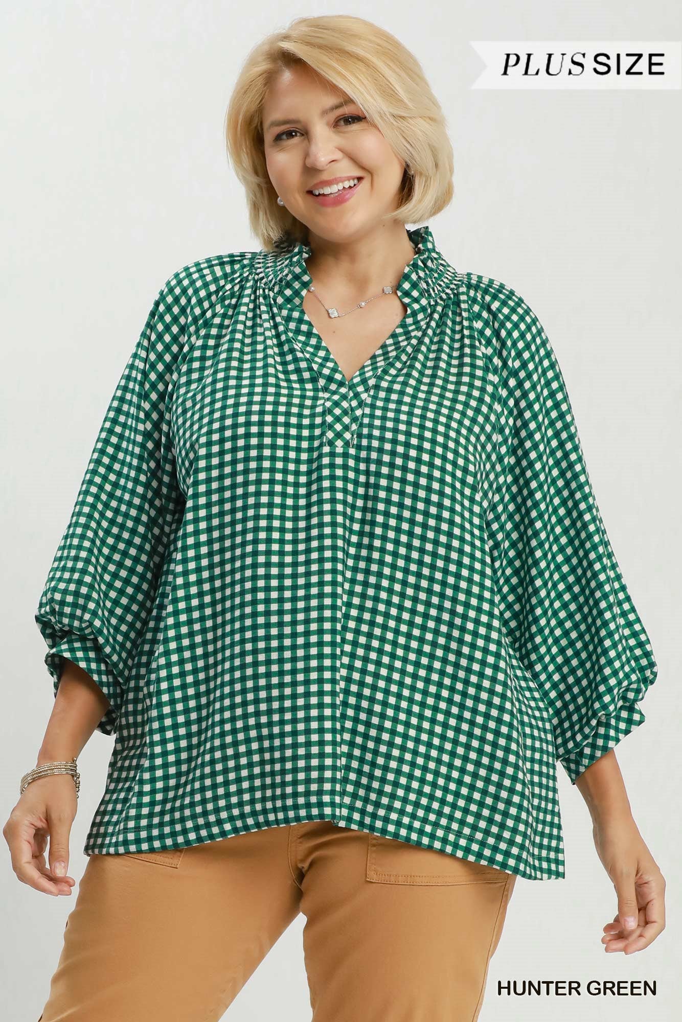 Harvest Gingham Blouse