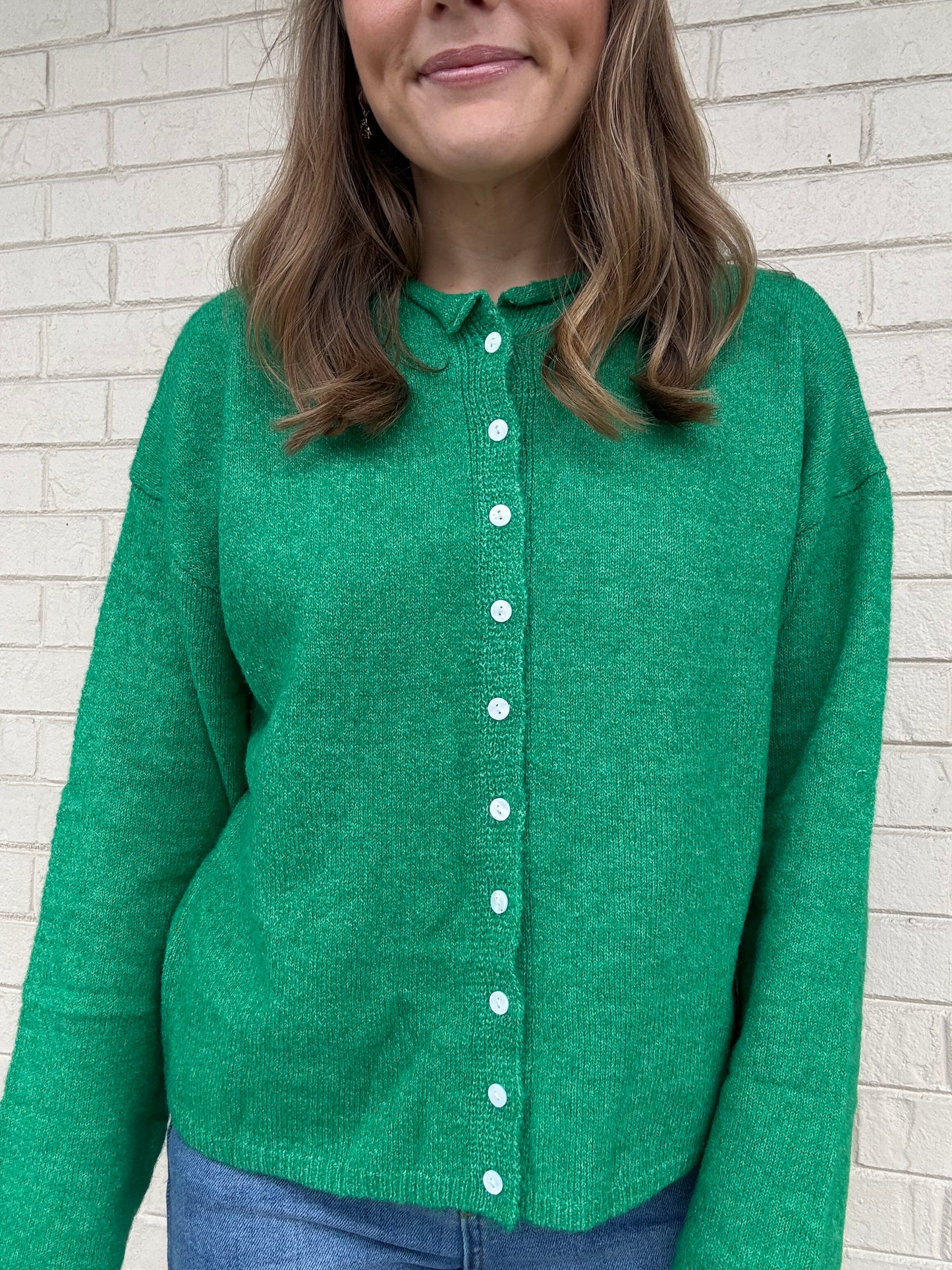 Jacie Kelly Green Cardigan