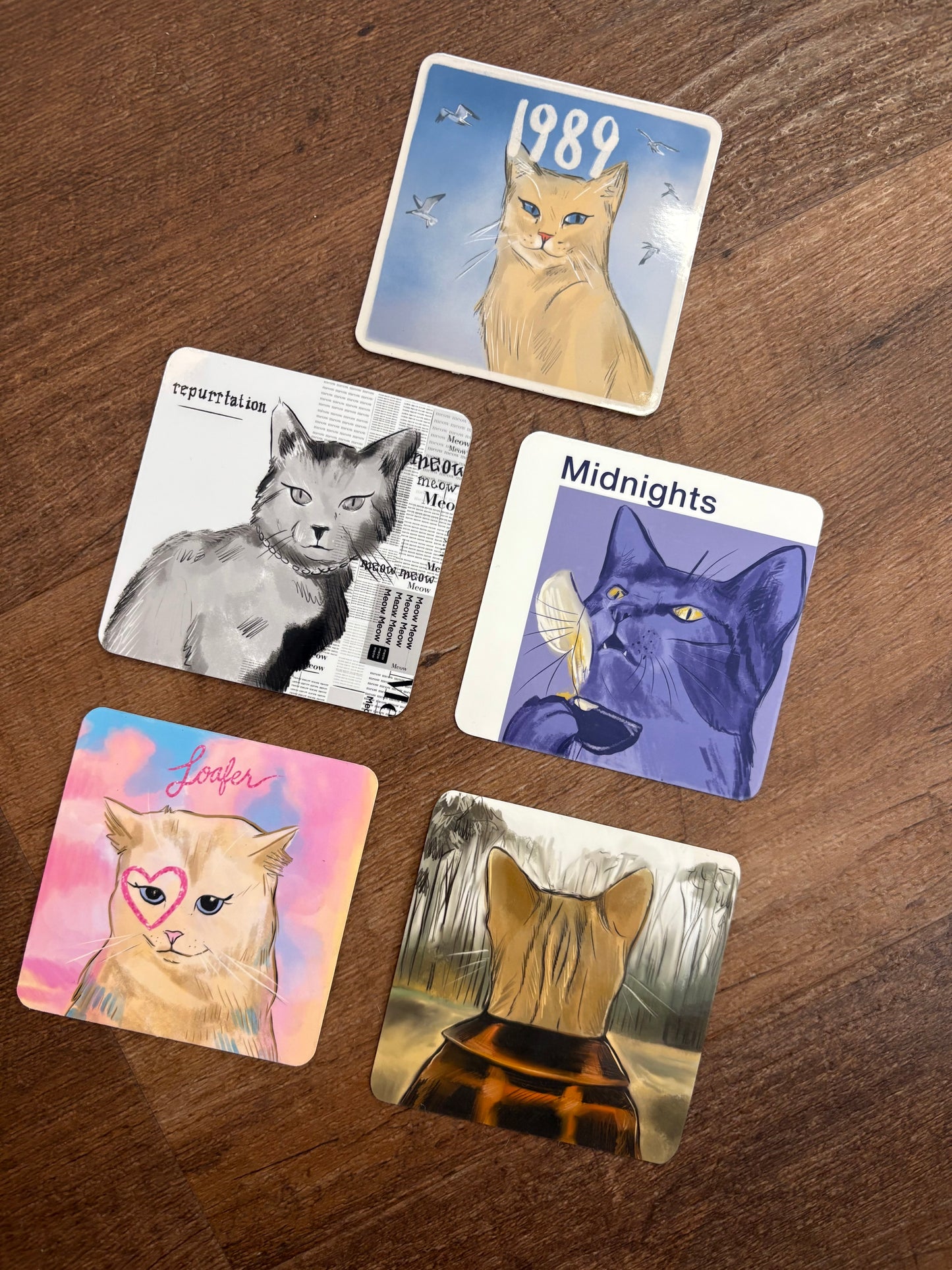 Cat Album Stickers