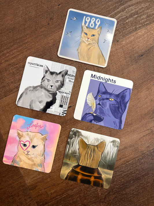 Cat Album Stickers