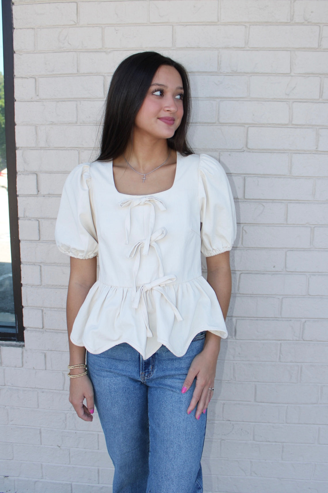 Augustine Scallop Top