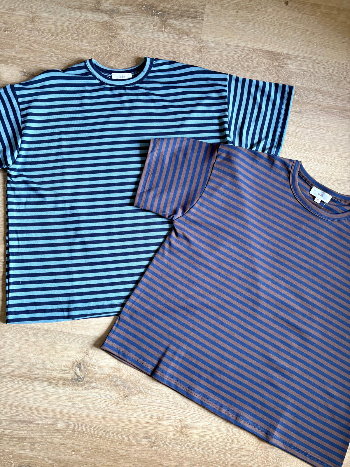 Buttery Soft Oversized Striped Tees