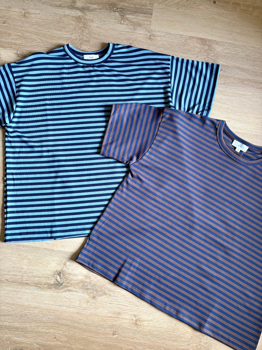 Buttery Soft Oversized Striped Tees