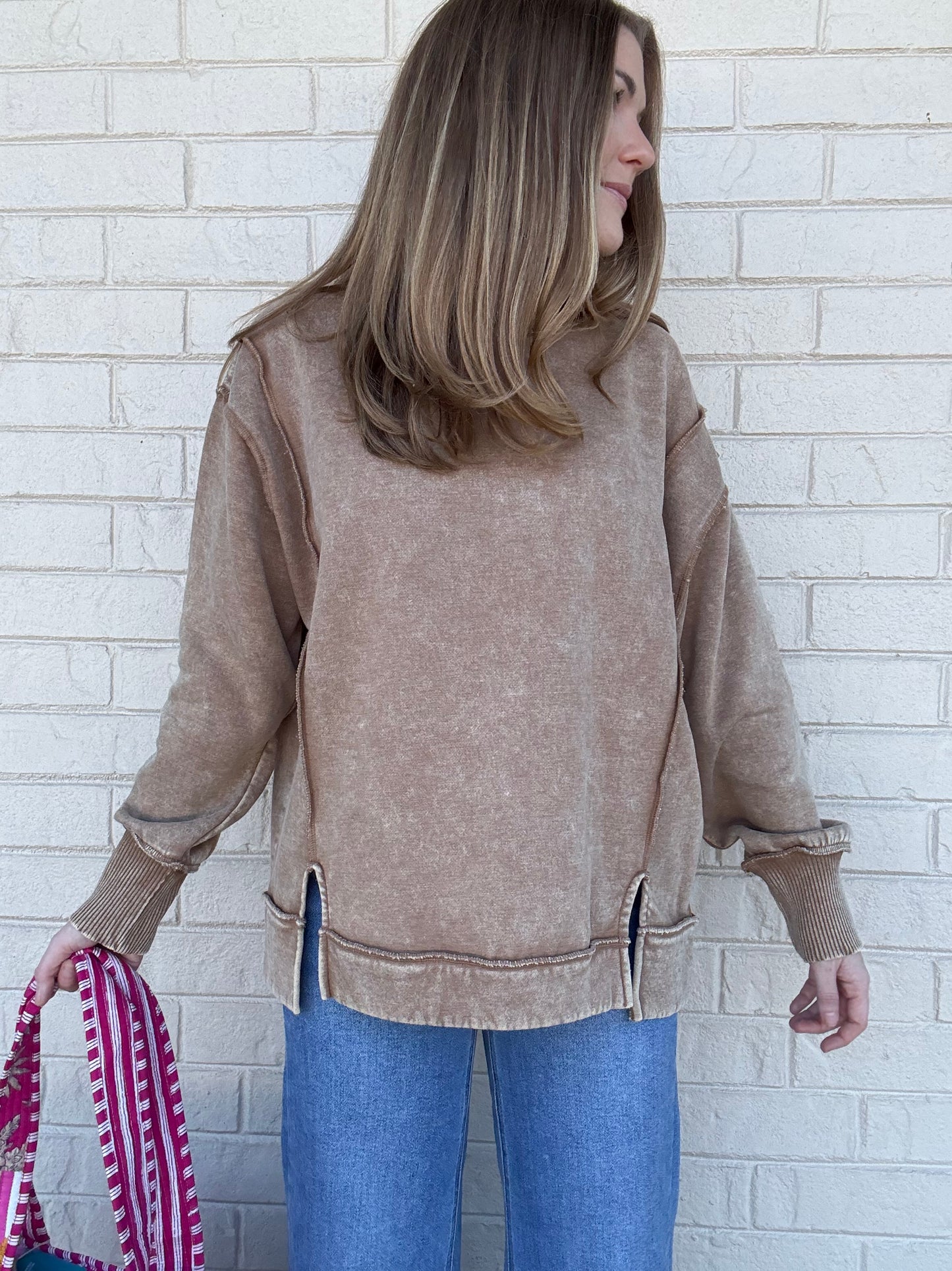 Cait Camel Pullover