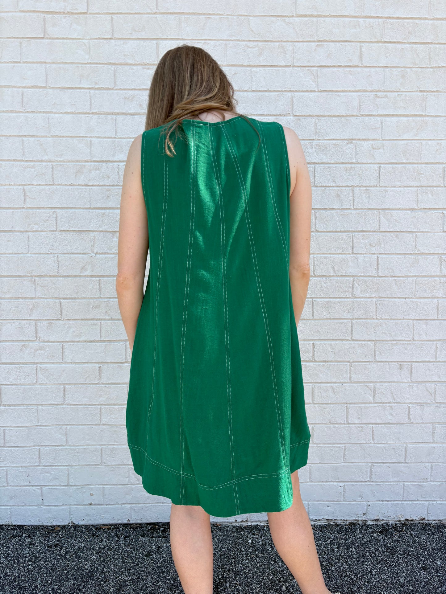 Azalea Green Mini Dress