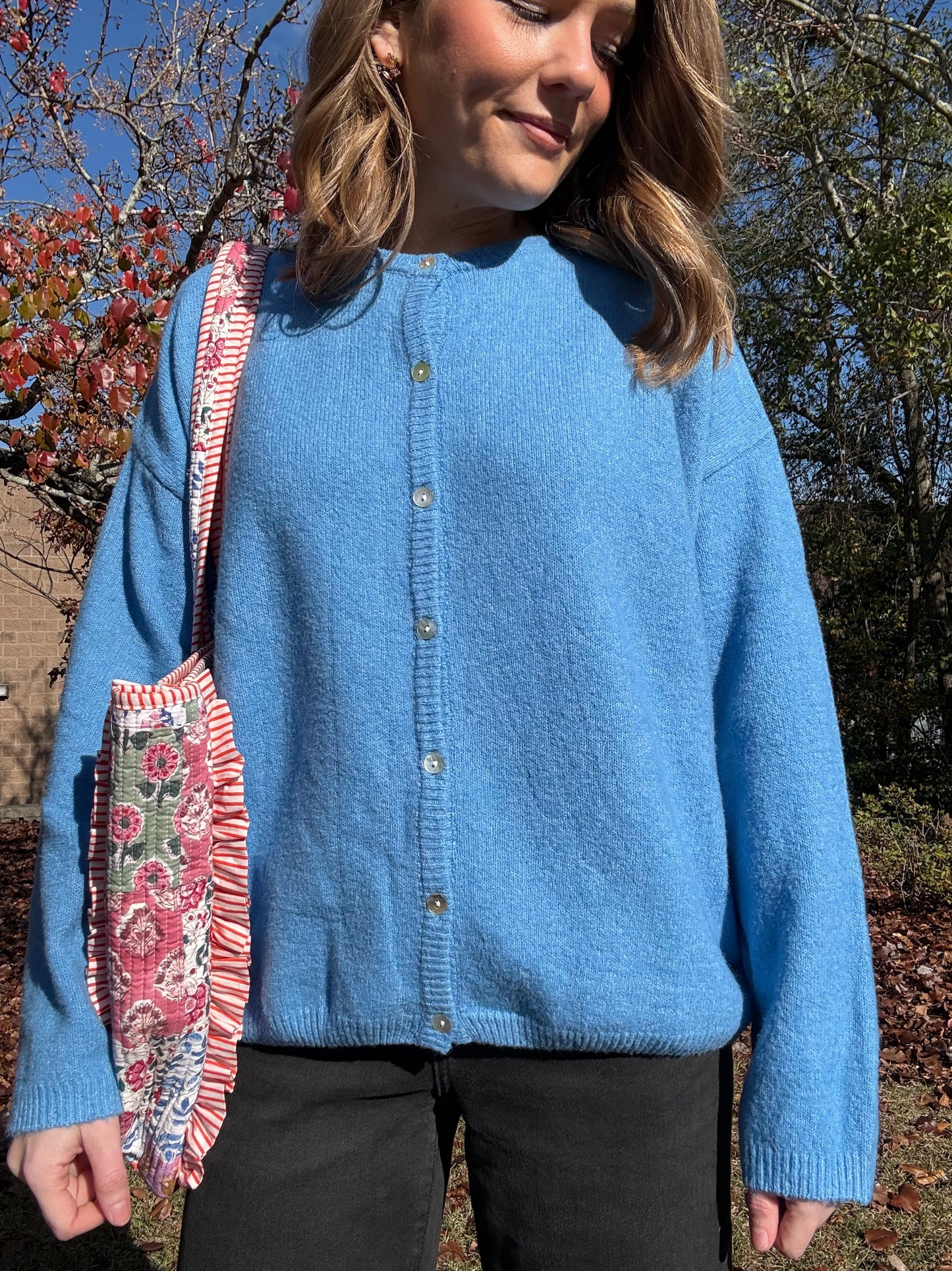Maeve Teal Cardigan