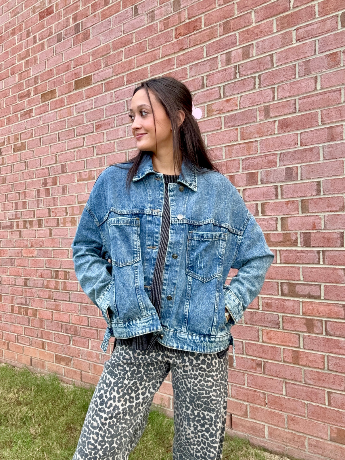 Washed Denim Shacket