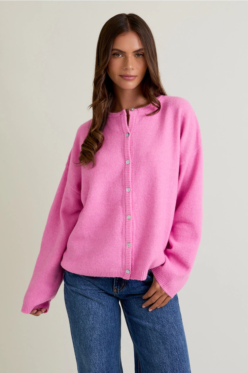 Maeve Pink Cardigan