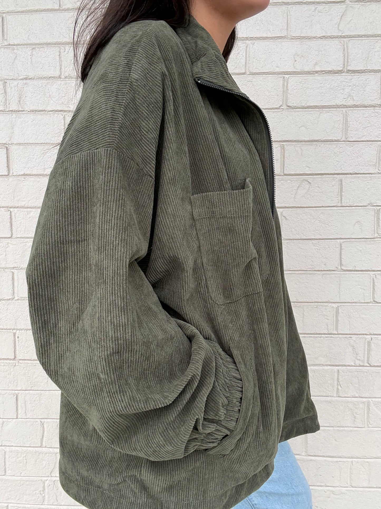 Olive Corduroy Jacket