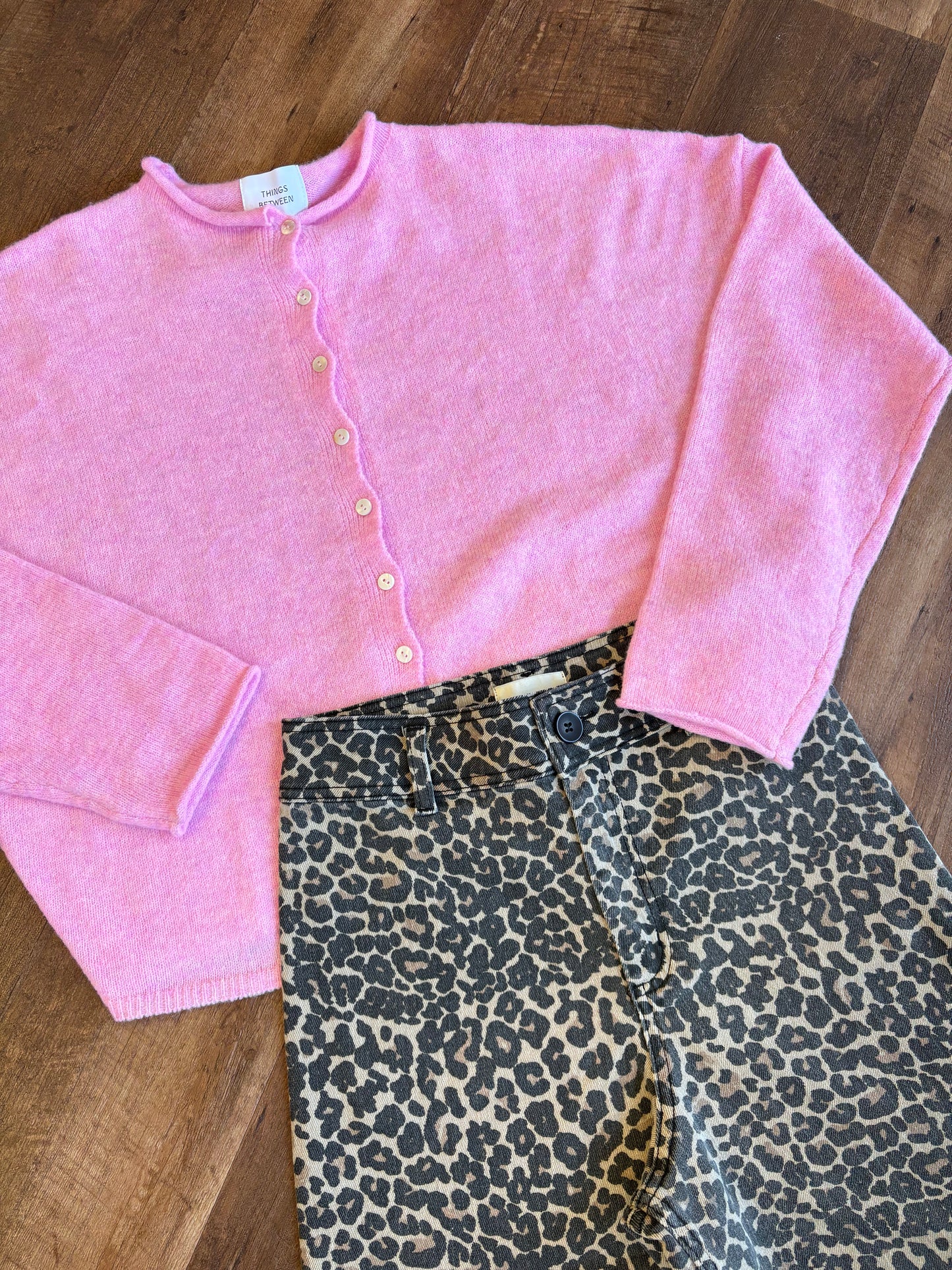 Pale Pink Piper Cardigan