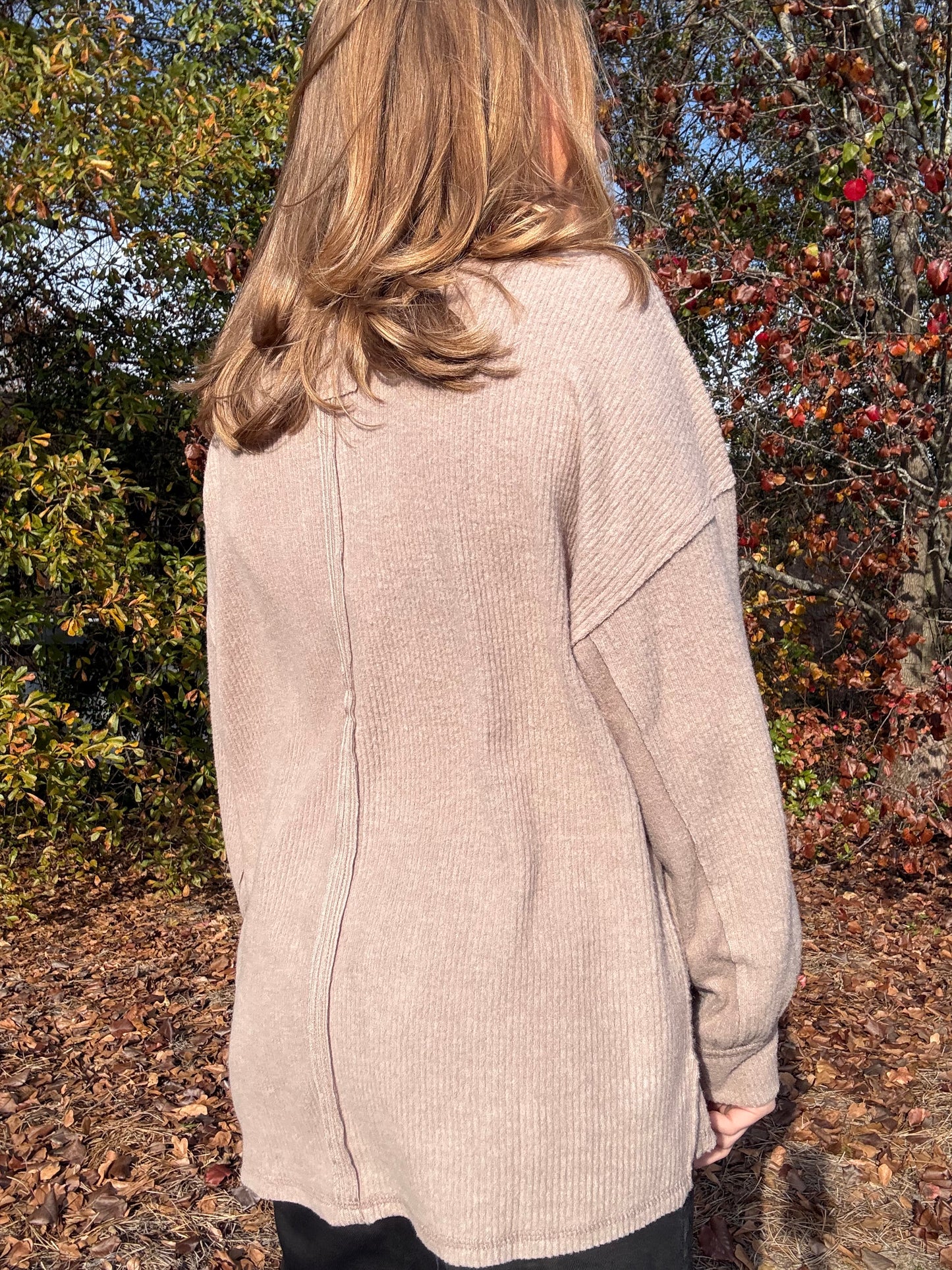 Teddy Ribbed Hacci Sweaters