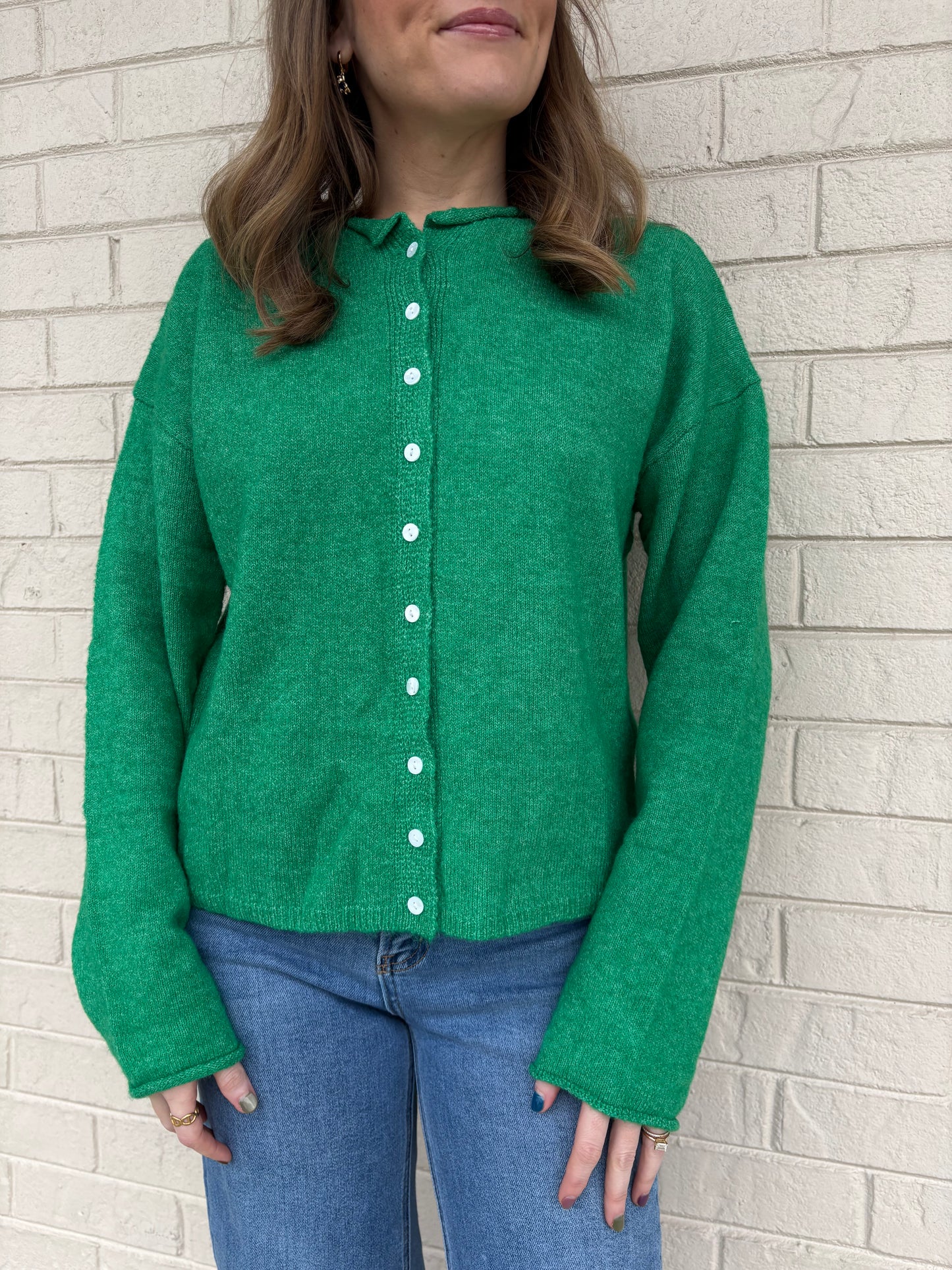 Jacie Kelly Green Cardigan