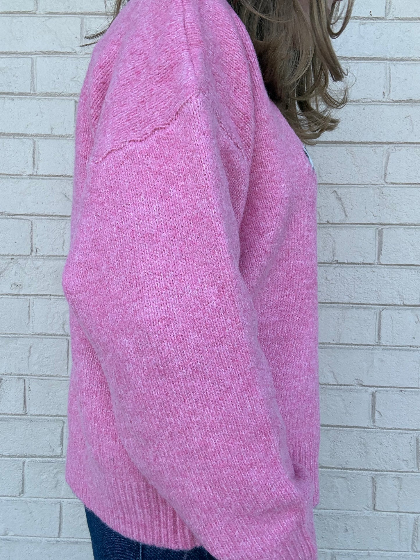 Pink Dalmatian Sweater