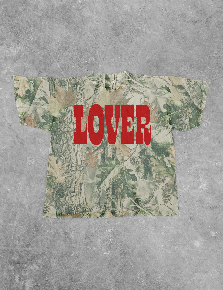 LOVER Puff Camo Oversized Tee