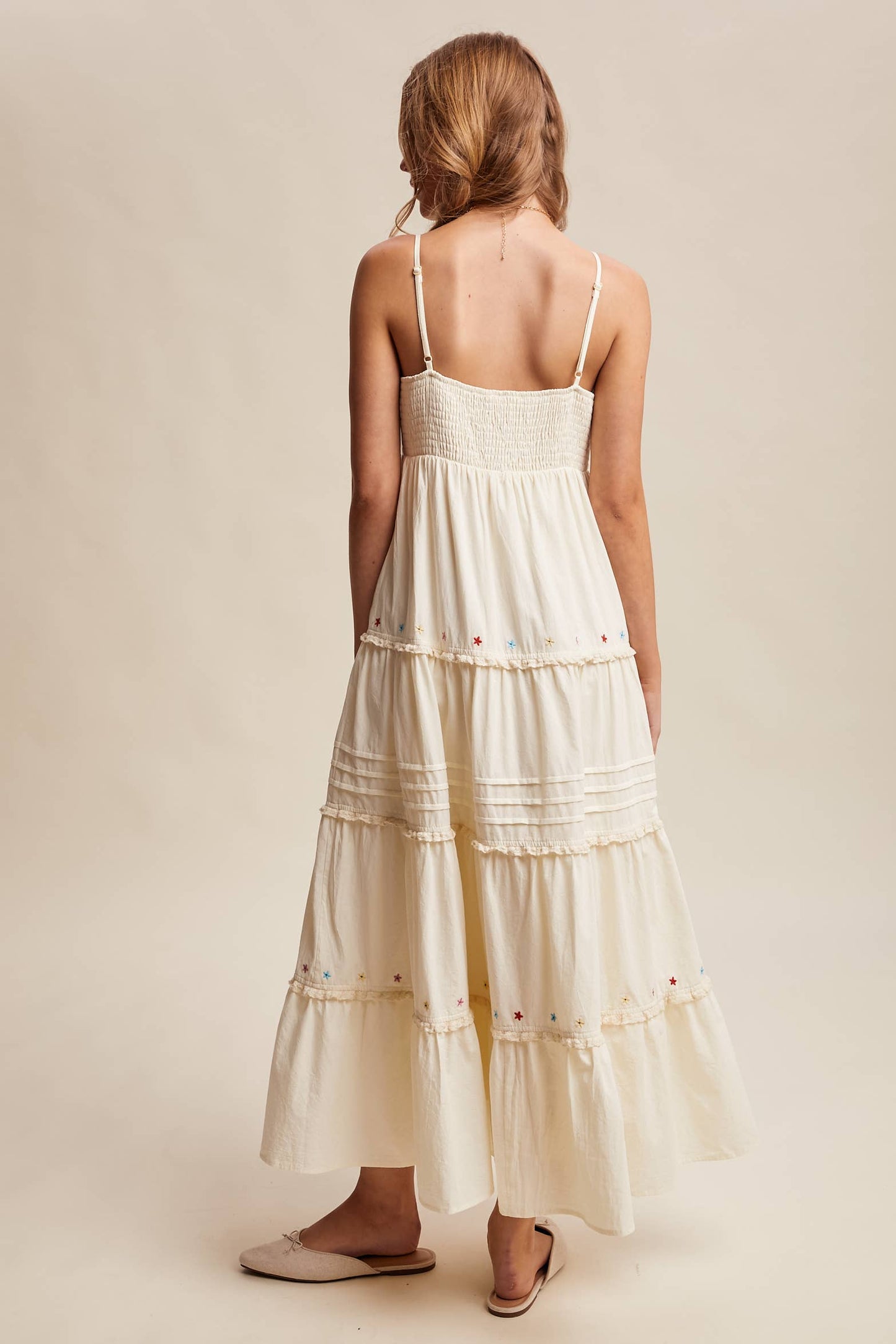 Capri Embroidered Maxi Dress