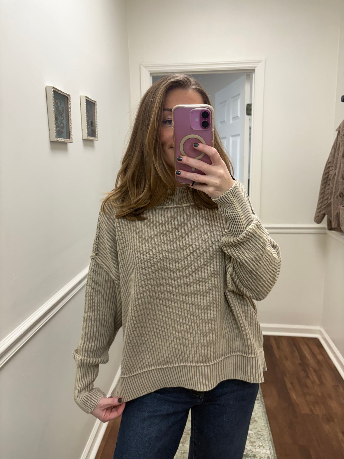Ophelia Light Mocha Sweater