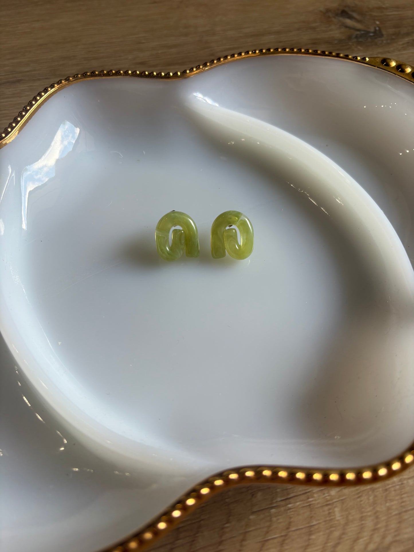 Sage Swirl Earrings