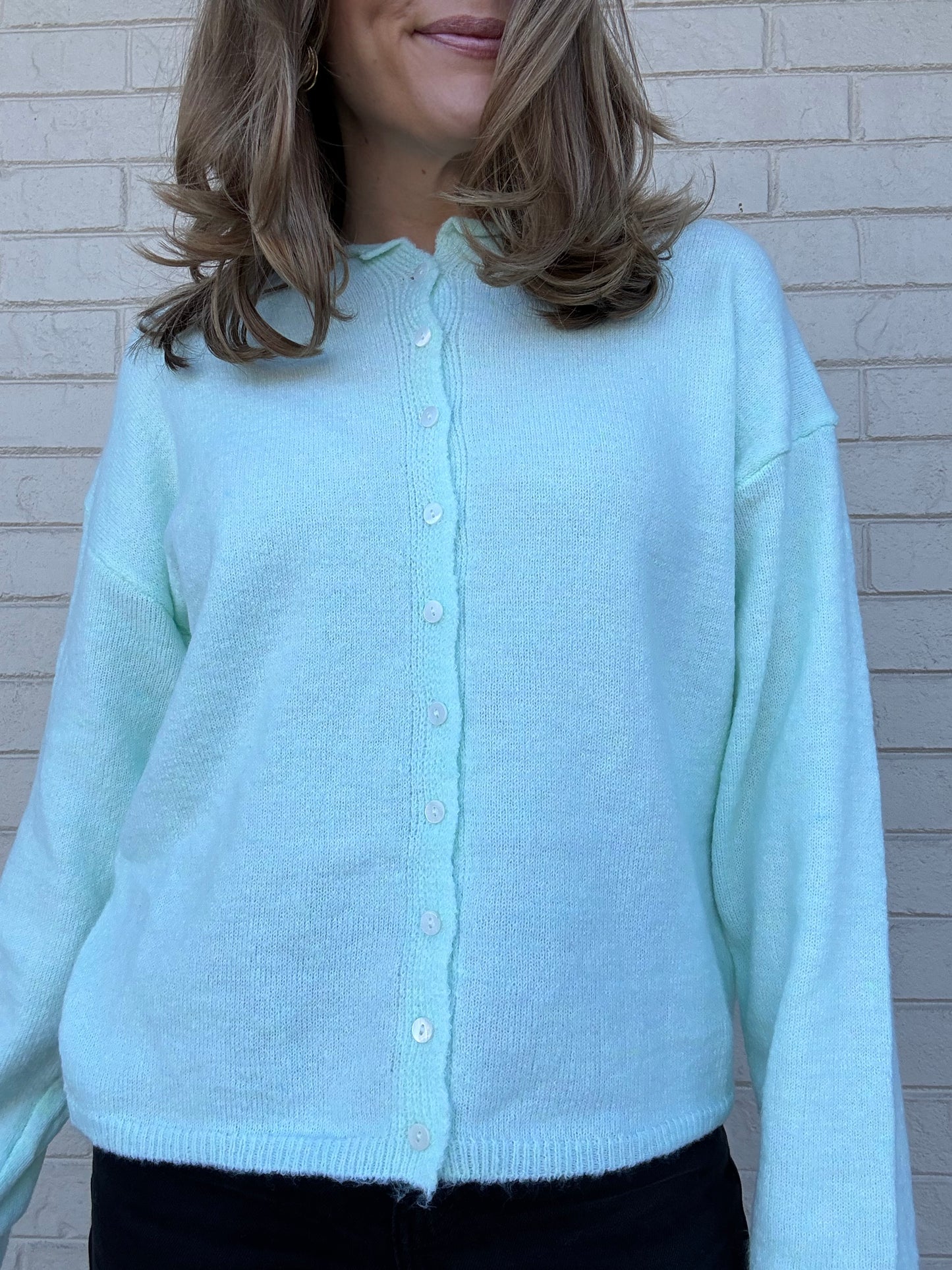 Jacie Mint Cardigan