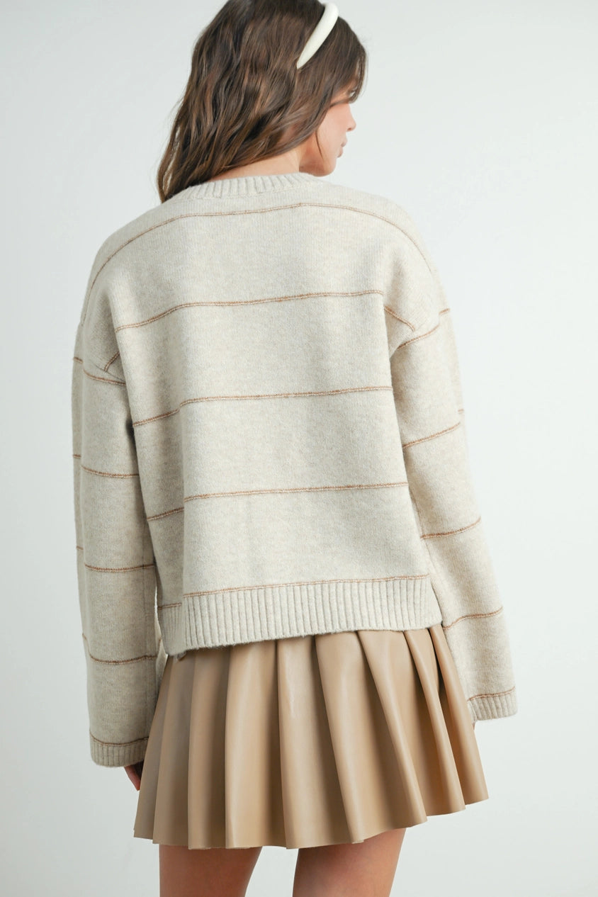 Ivory Button Cardigan