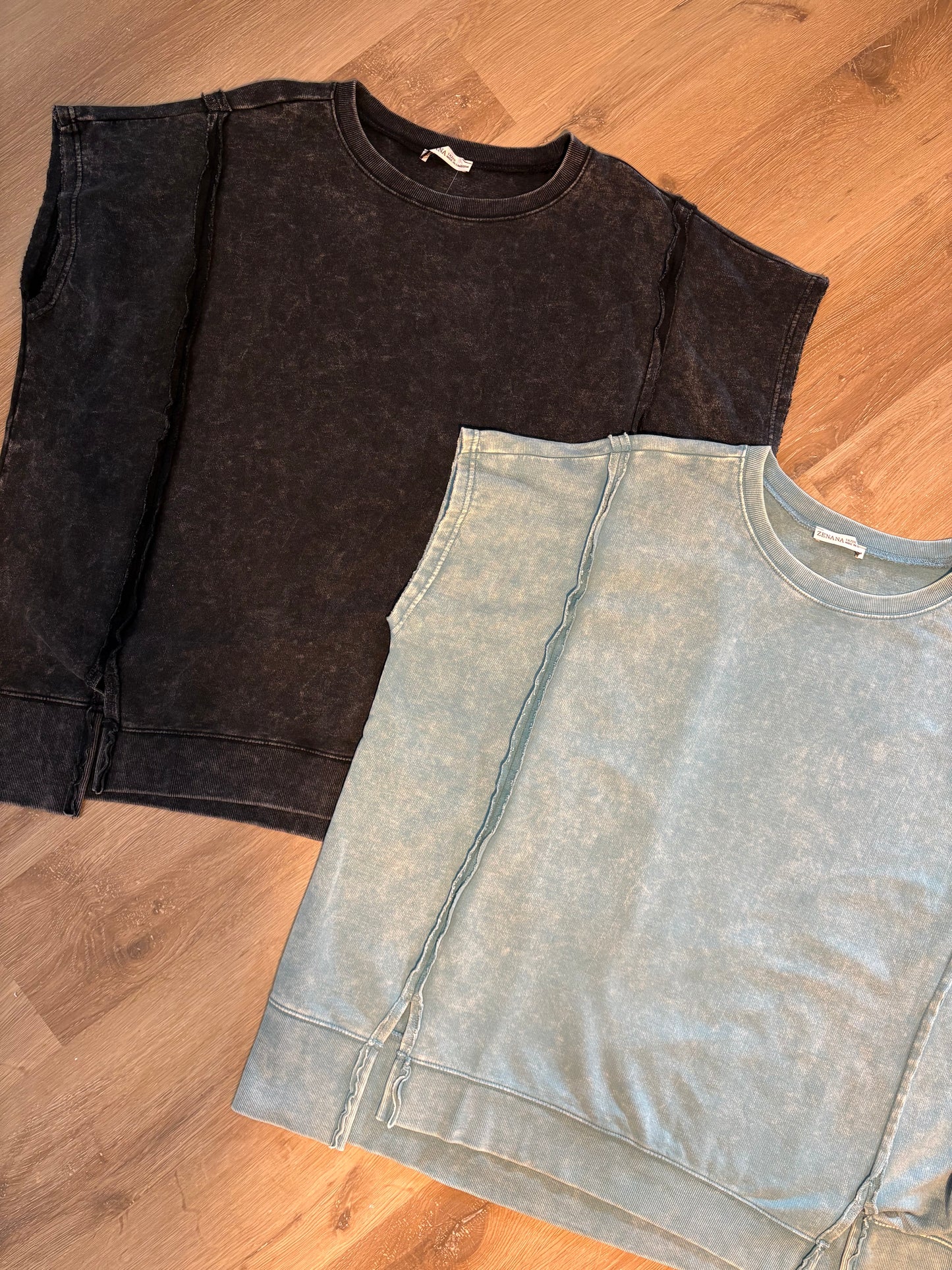 French Terry Washed Top