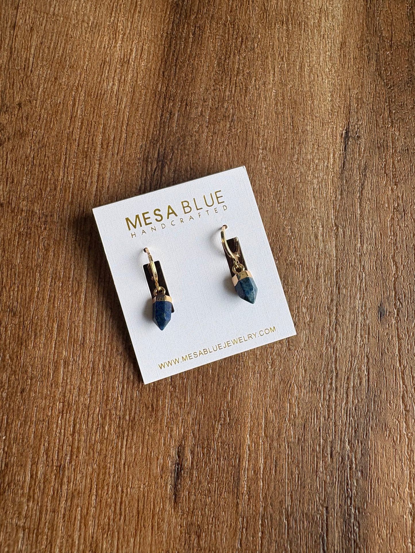 Lapis Lazuli Huggie Earring