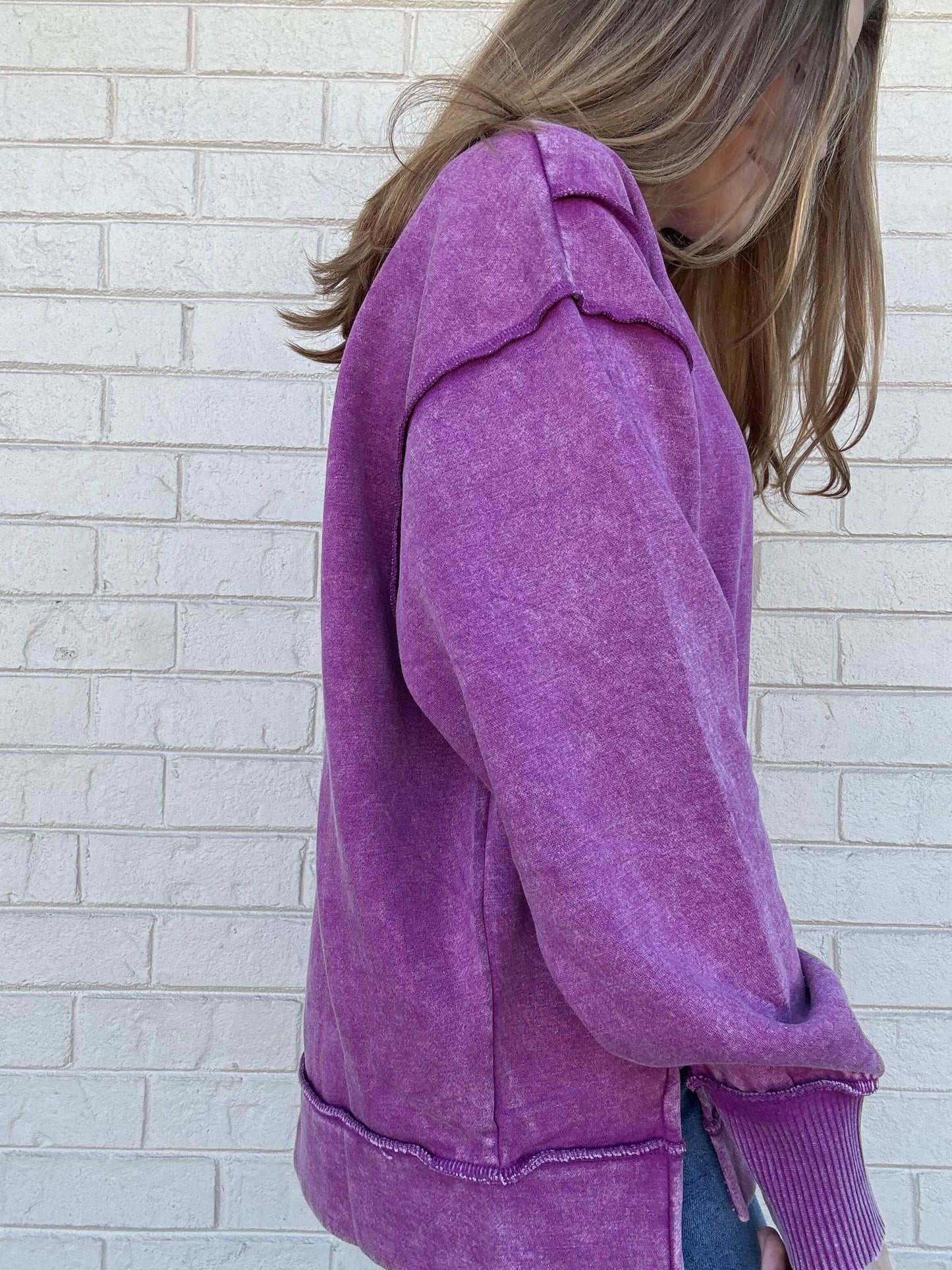 Cait Plum Pullover