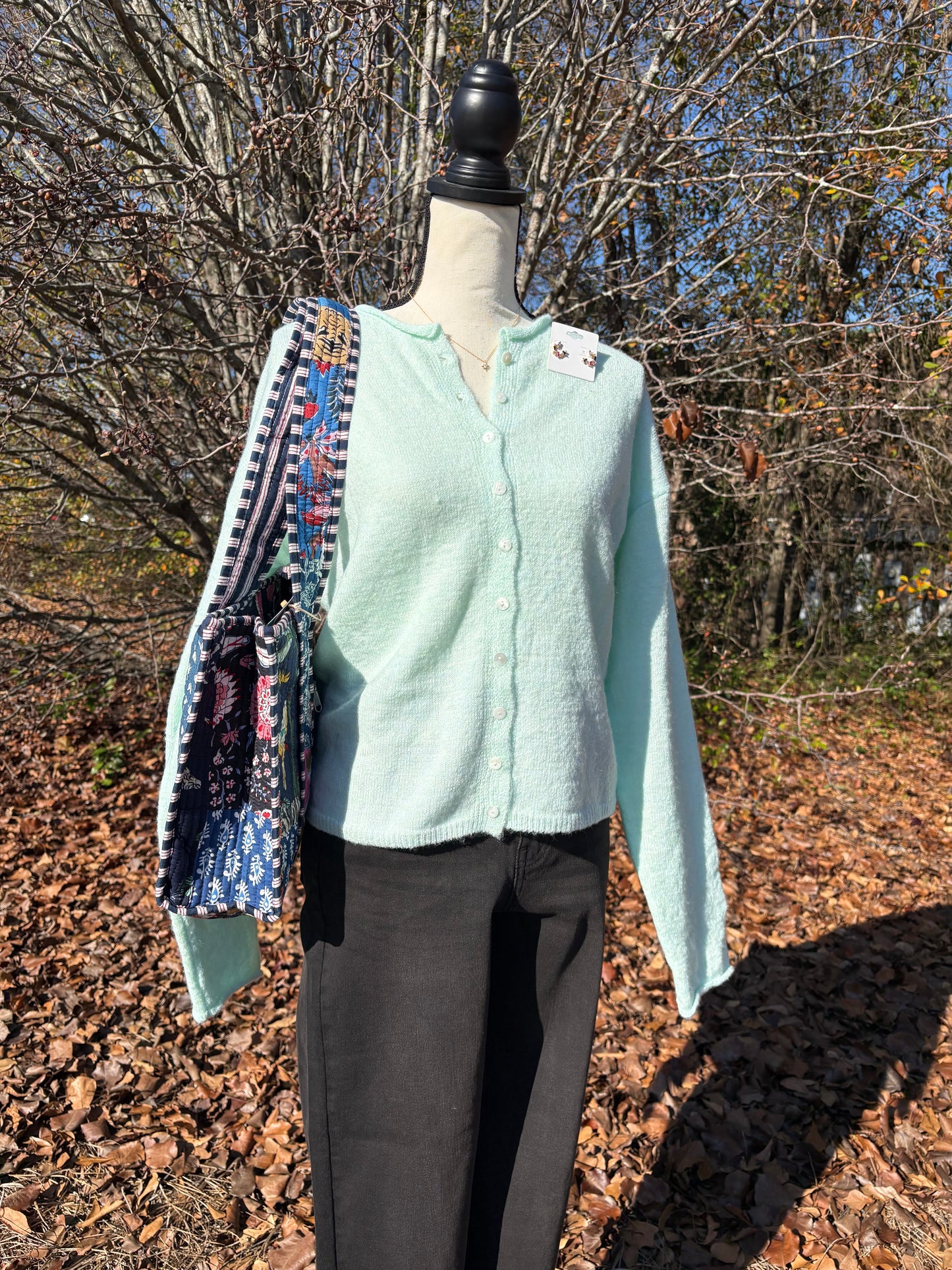 Jacie Mint Cardigan