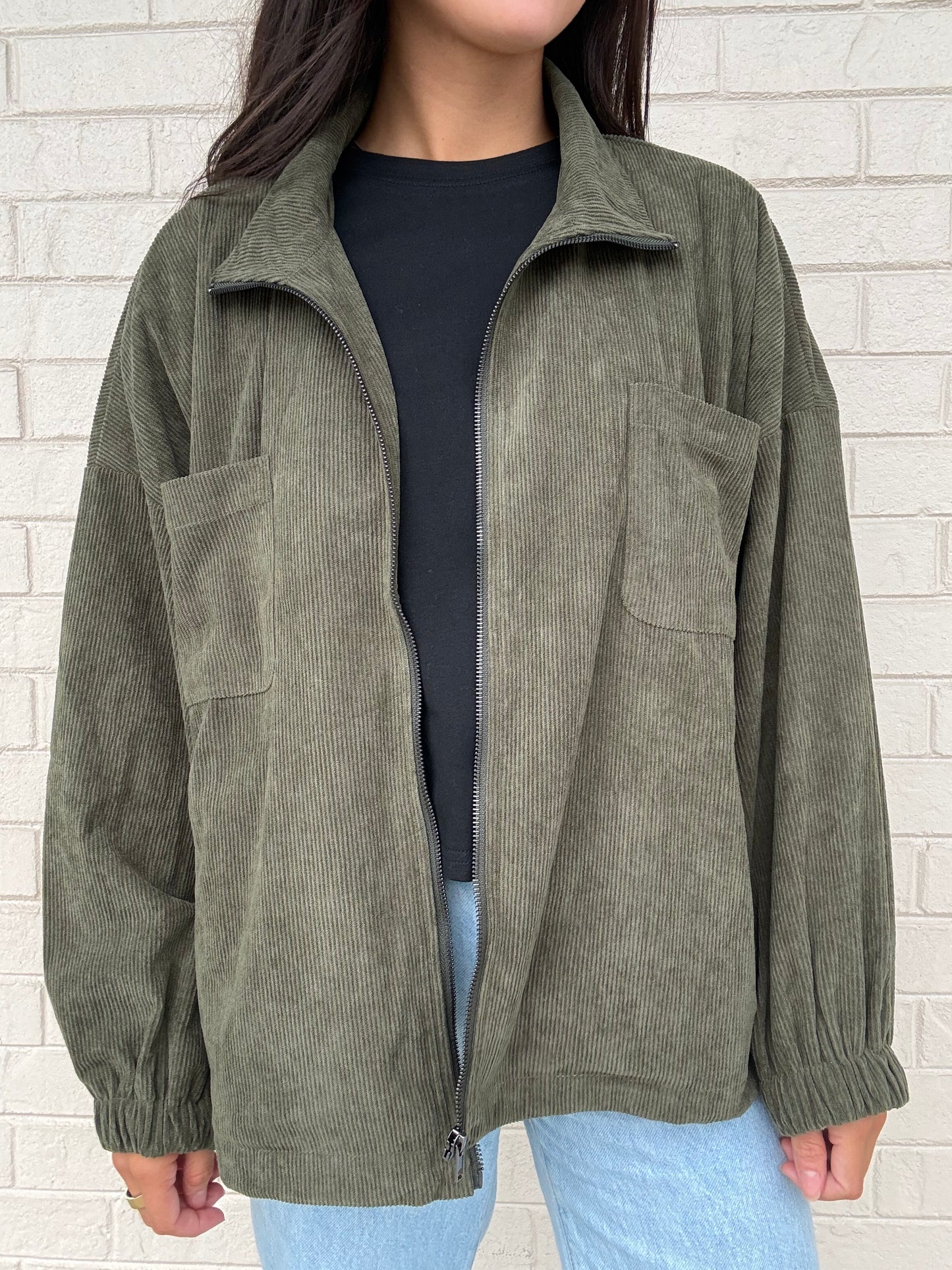 Olive Corduroy Jacket
