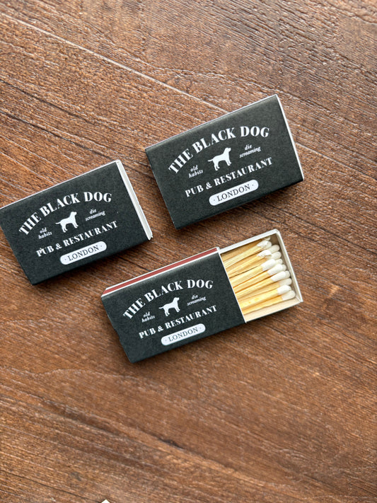 The Black Dog Matchbook