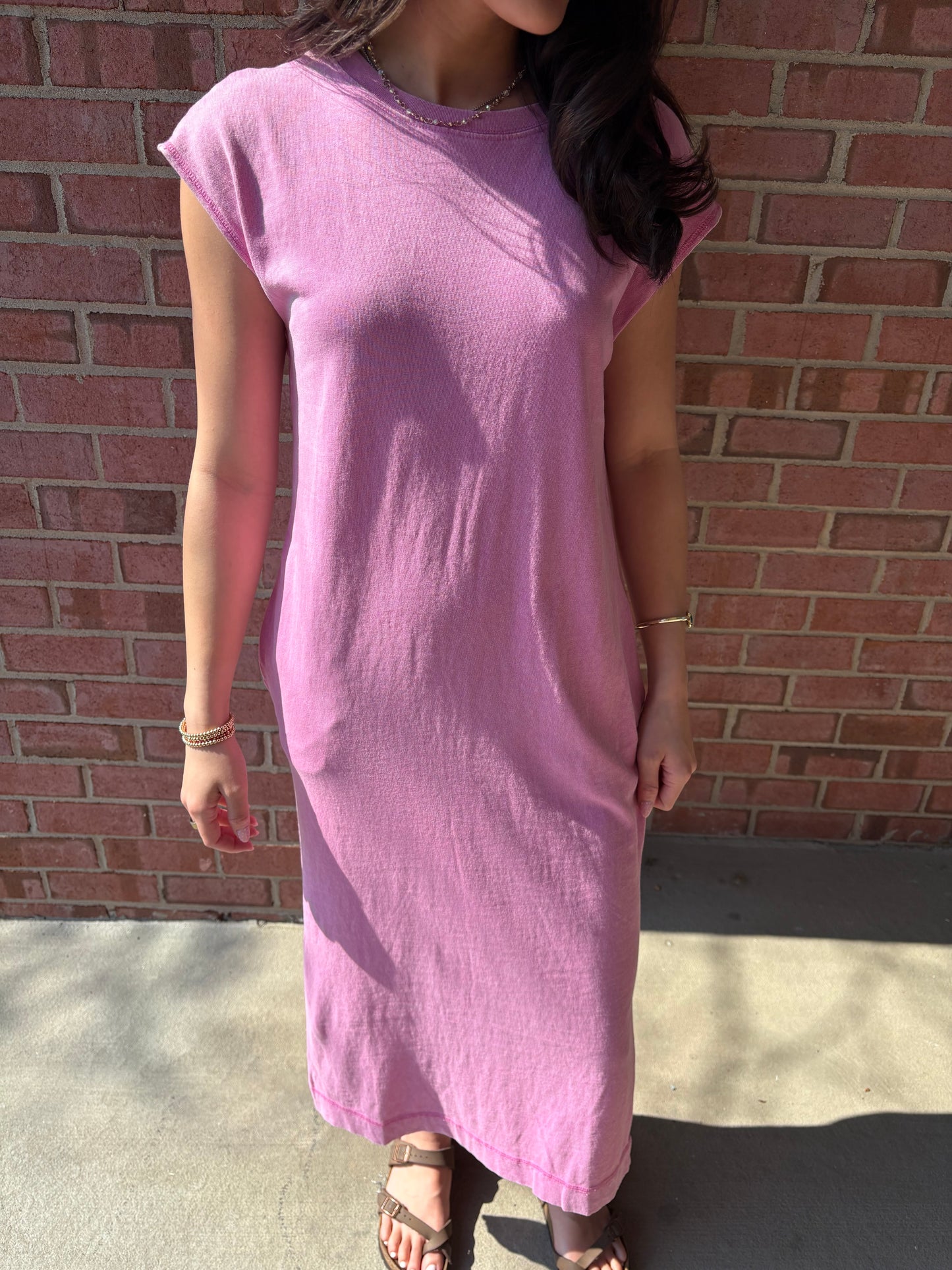 Mineral Washed Midi Dresses