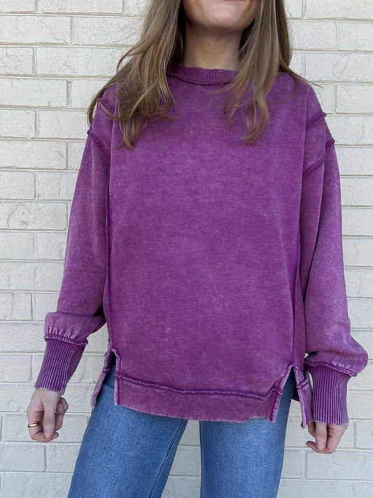 Cait Plum Pullover