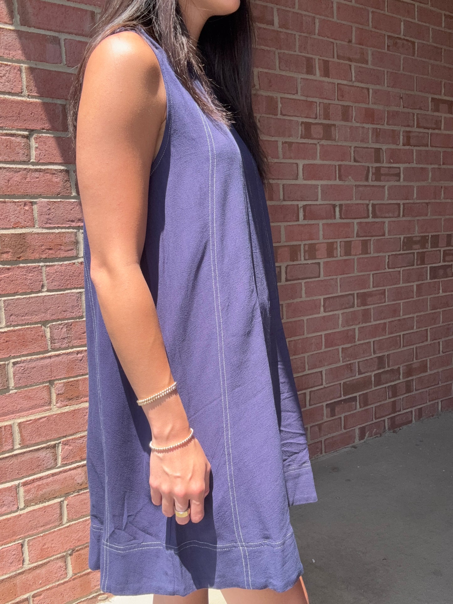 Navy Mini Dress
