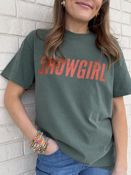 Showgirl Glitter Tee