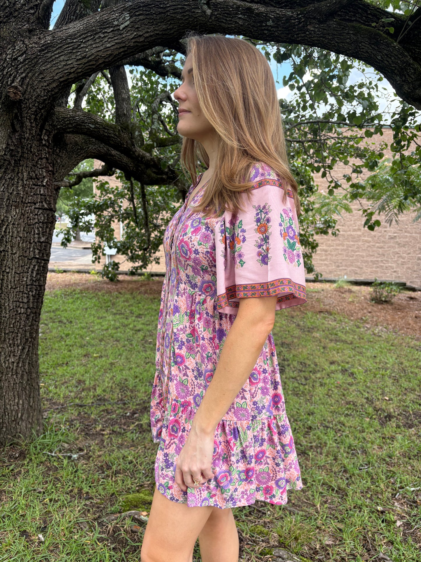 Stevie Pink Mini Dress