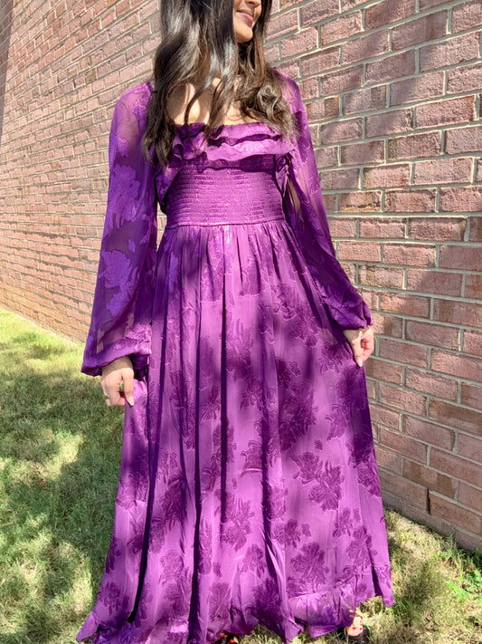 Plum Dreams Maxi Dress